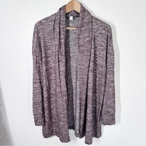 Daily Ritual Brown Soft Cozy Open Front Cardigan XL